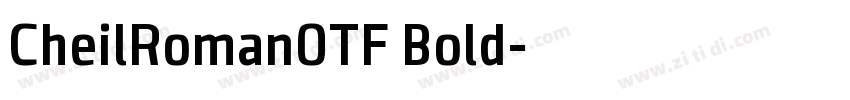CheilRomanOTF Bold字体转换